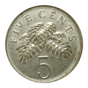 Moedas do mundo Singapura Sku 2331