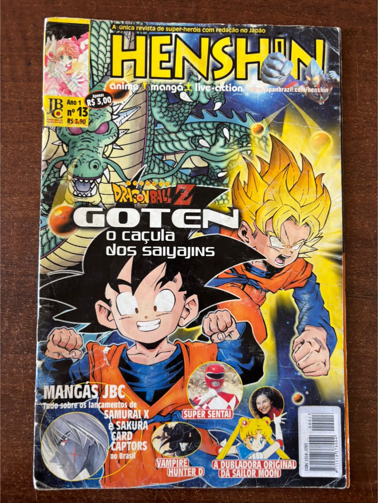 | Casa do Colecionador Revista Henshin N 13 - Dragon Ball Z