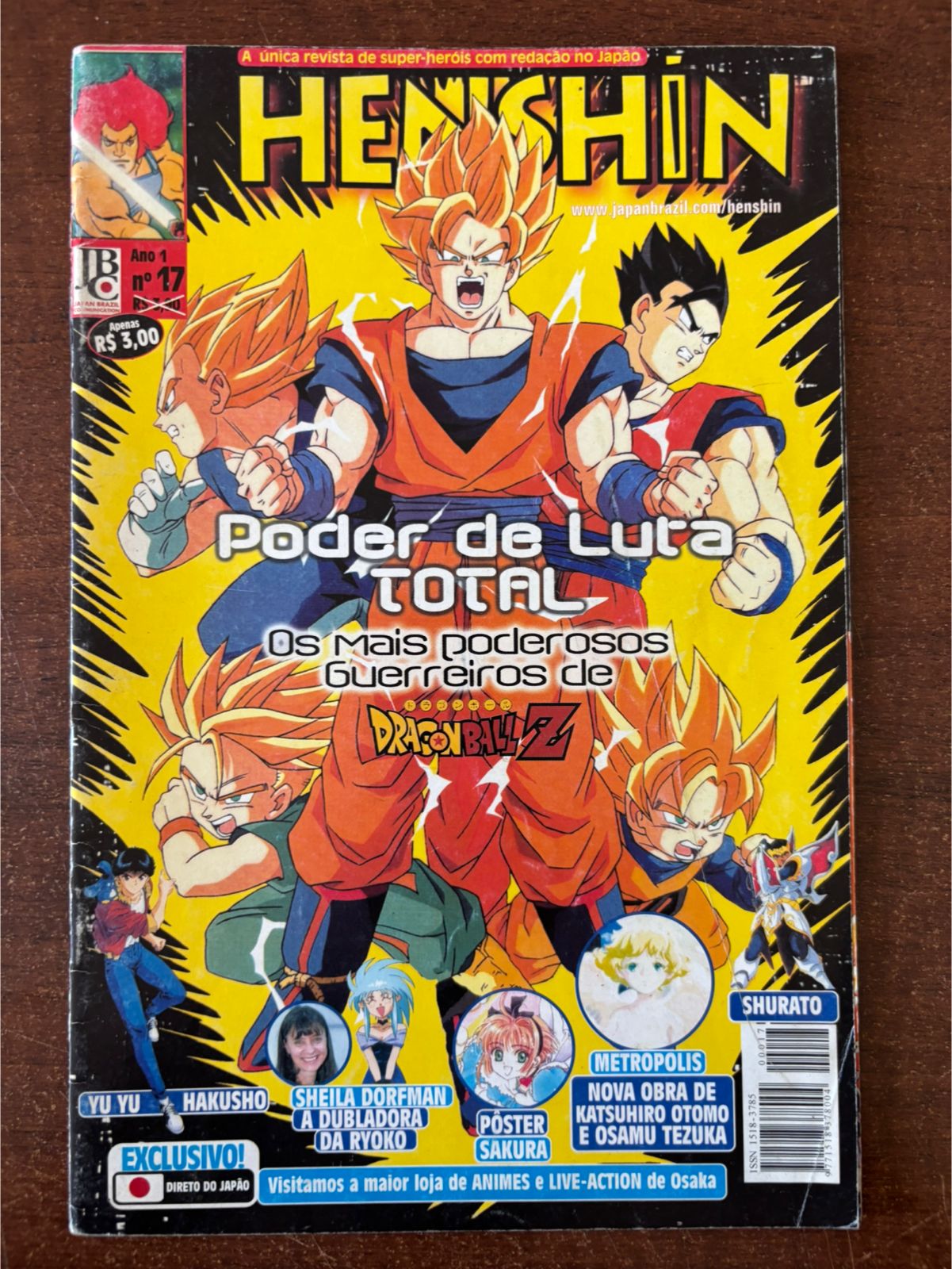 | Casa do Colecionador Revista Henshin N 17 - Dragon Ball z