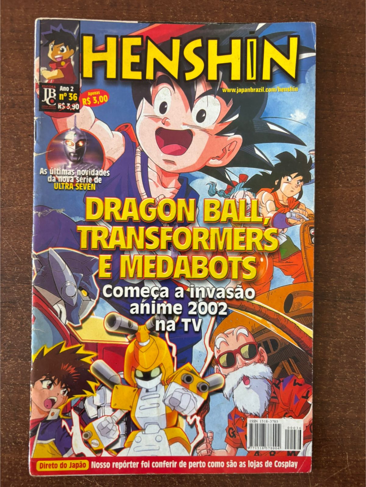 | Casa do Colecionador Revista Henshin N 36 - Dragon Ball