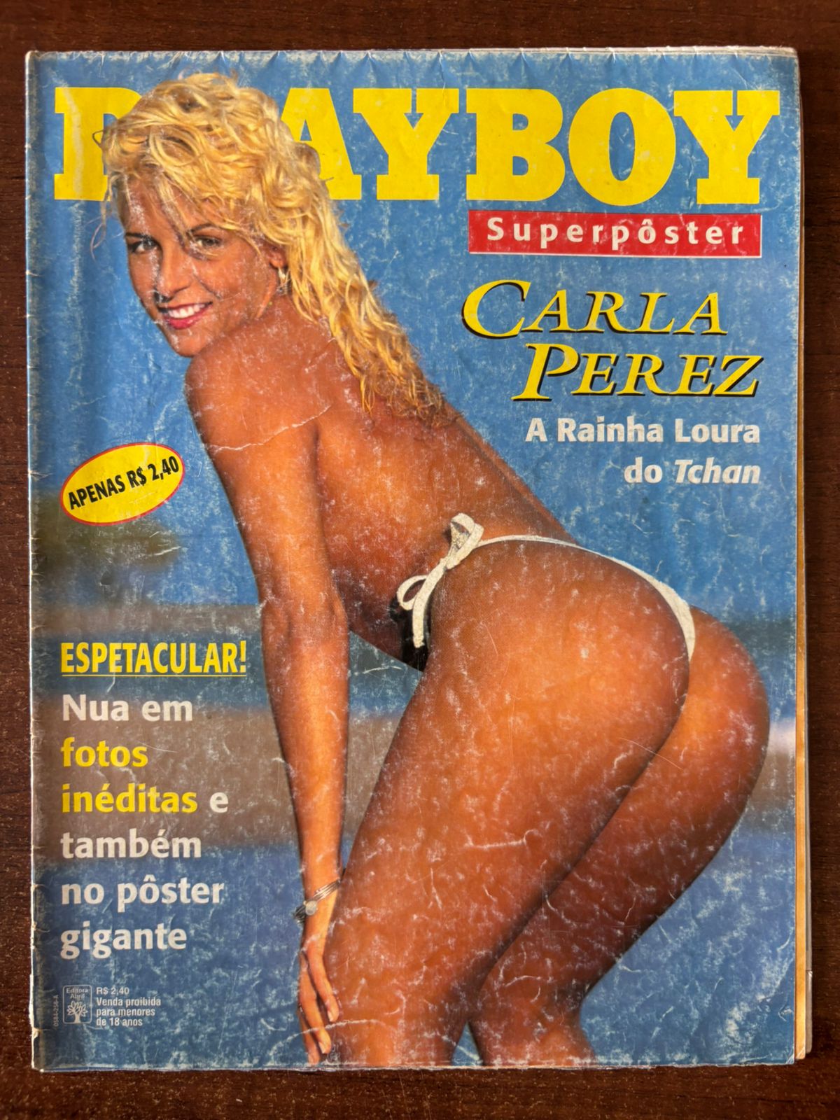| Casa do Colecionador Revista Playboy Carla Perez - Superposter