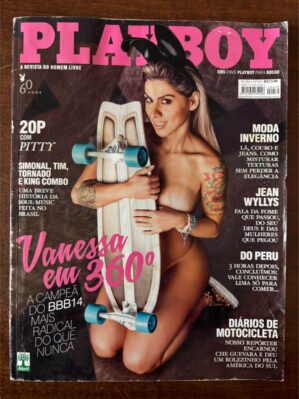 Revista Playboy N 470 - Vanessa em 360° - Julho 2014