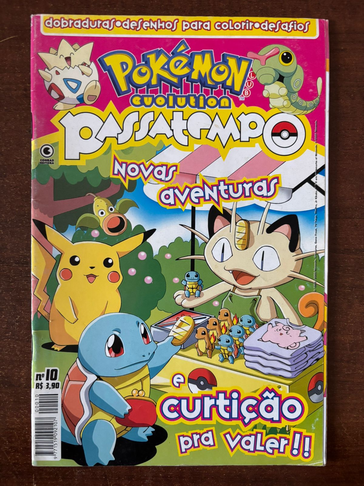| Casa do Colecionador Revista Pokémon Evolution N 10 - Ano 2000