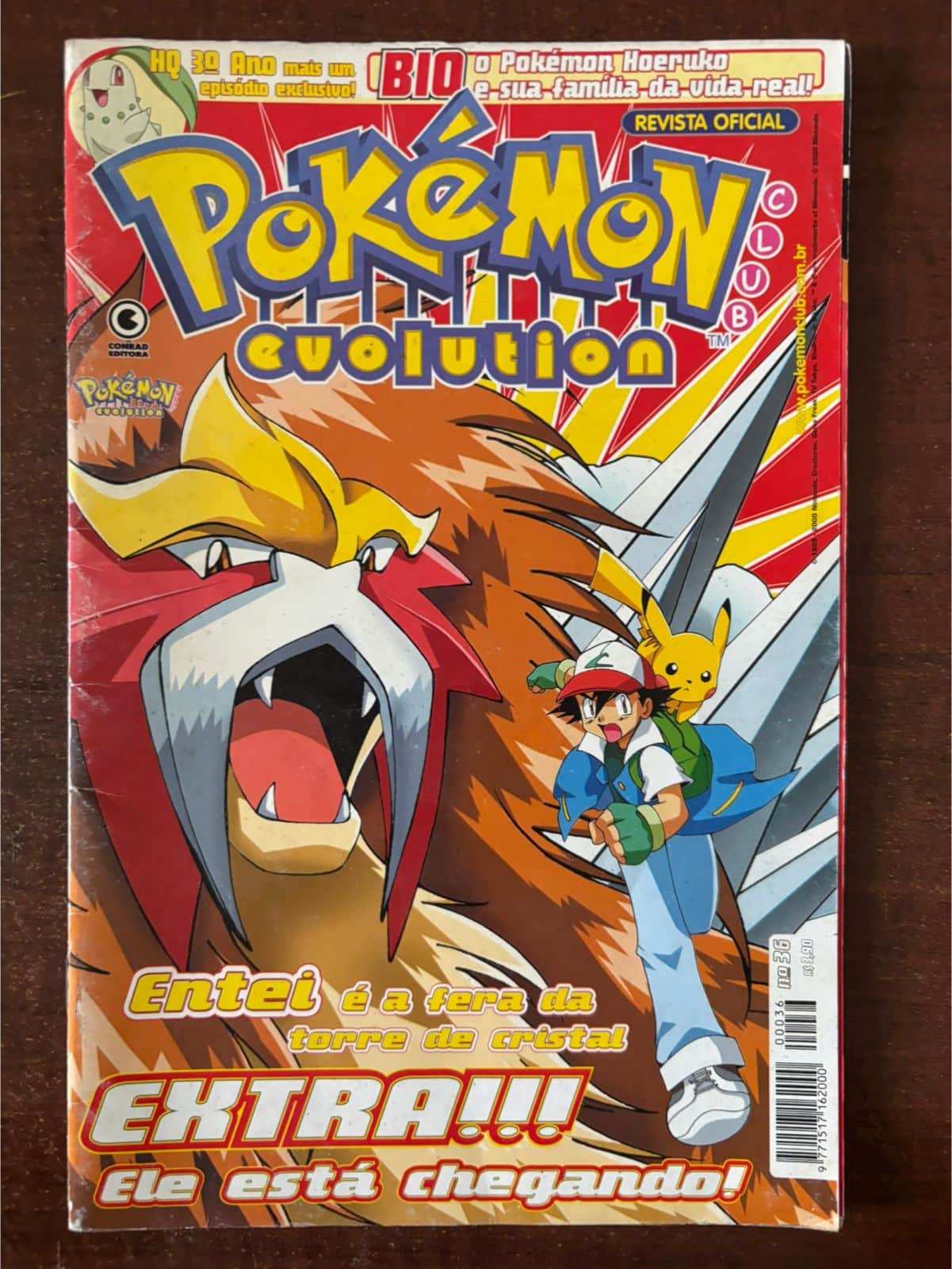| Casa do Colecionador Revista Pokémon Evolution N 36 Ano 2000