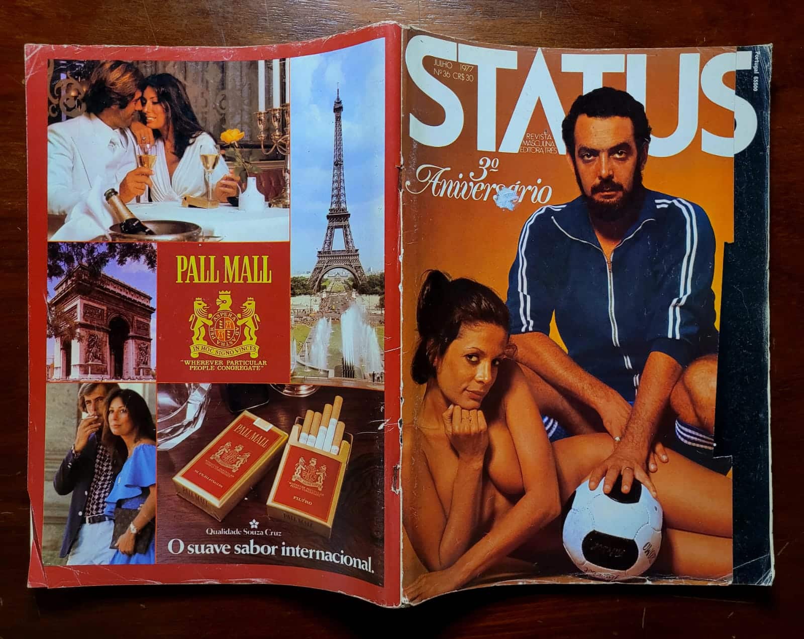 | Casa do Colecionador Revista Status Nº 36 – Stela & Miele | Edição Especial de 3º Aniversário | Julho 1977 - Imagem 3