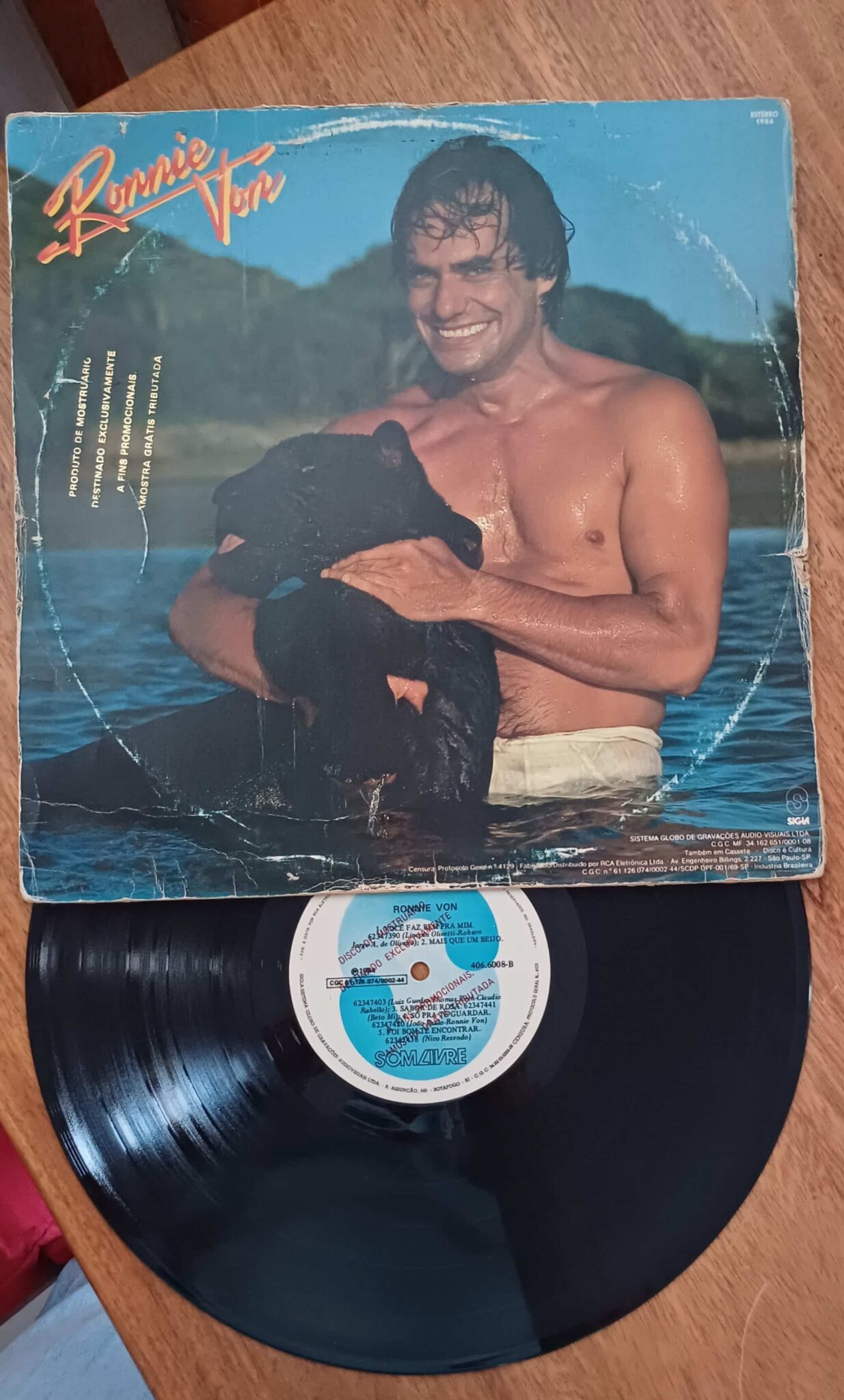 | Casa do Colecionador Vinil lp Ronnie Von 1984. Do jeito que tá Cacho de uva Cachoeira.