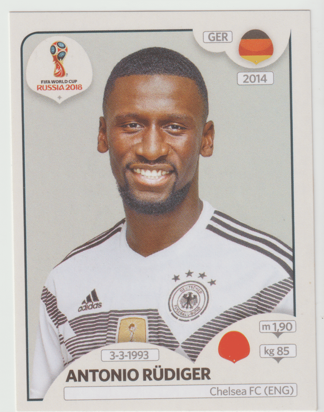 | Casa do Colecionador figurinha copa do mundo 2018 Alemanha nº437