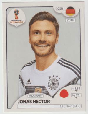 figurinha copa do mundo 2018 Alemanha nº440