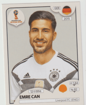 figurinha copa do mundo 2018 Alemanha nº444
