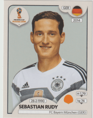 figurinha copa do mundo 2018 Alemanha nº445