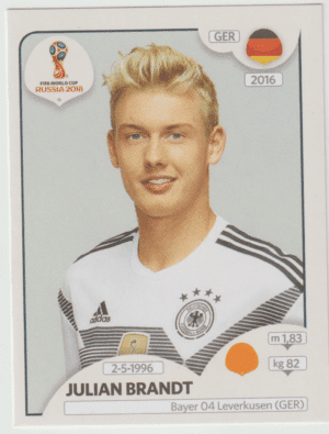 figurinha copa do mundo 2018 Alemanha nº446