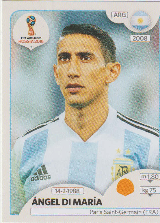 | Casa do Colecionador figurinha copa do mundo 2018 Argentina nº283