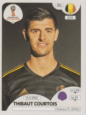 figurinha copa do mundo 2018 Bélgica nº514
