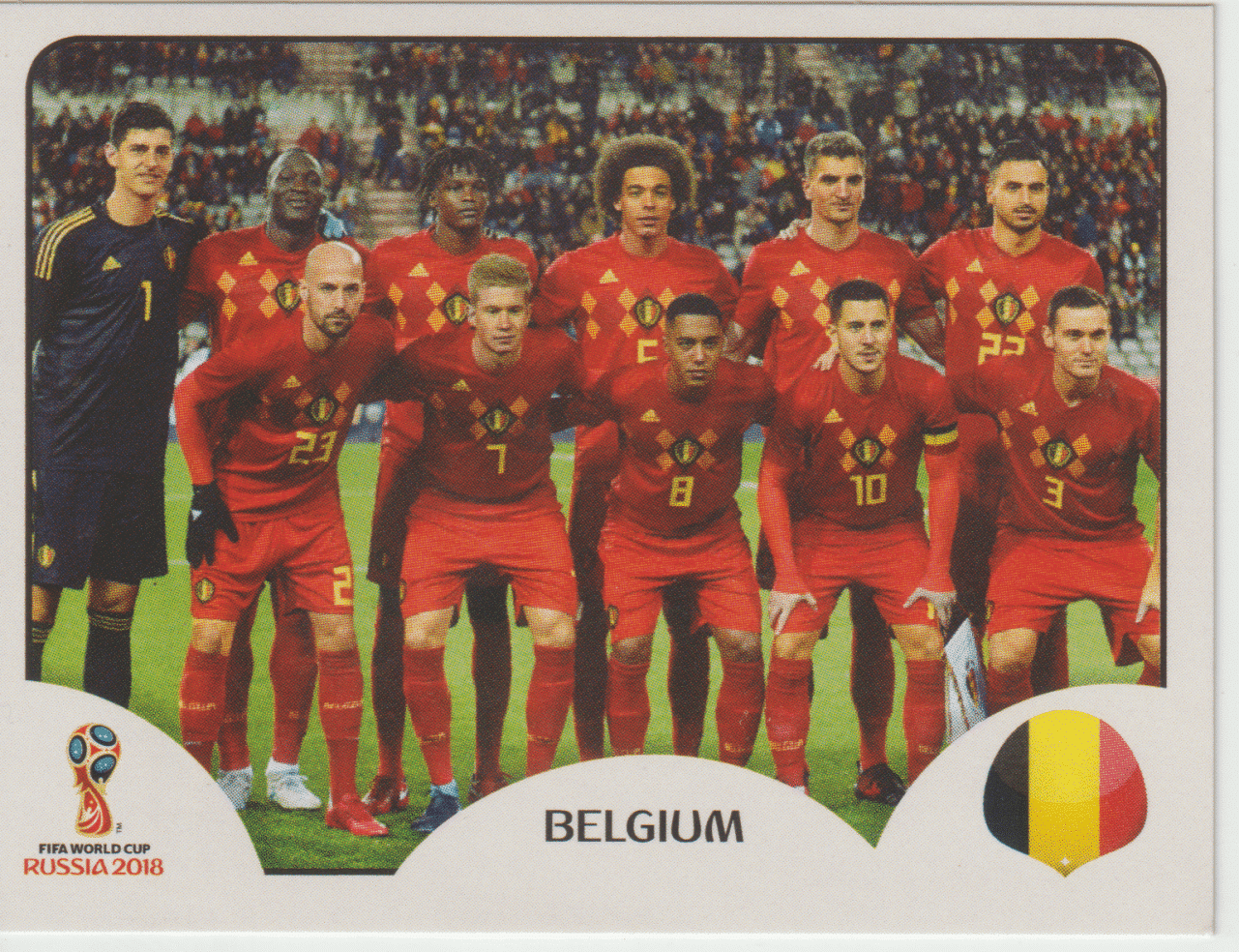 | Casa do Colecionador figurinha copa do mundo 2018 Bélgica nº515