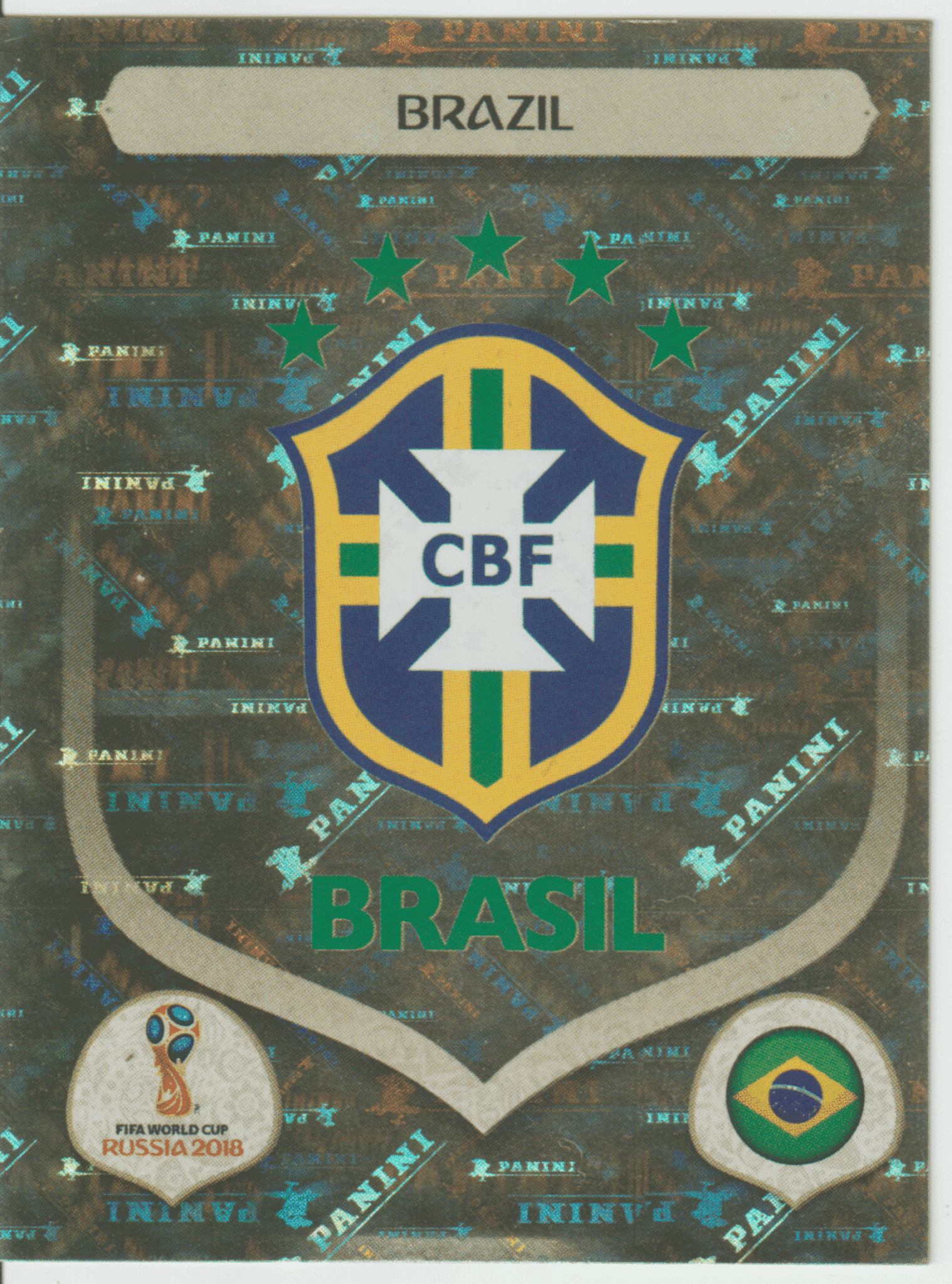 | Casa do Colecionador figurinha copa do mundo 2018 Brasil nº354