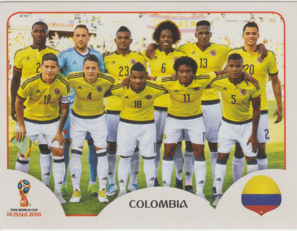 | Casa do Colecionador figurinha copa do mundo 2018 Colombia nº634