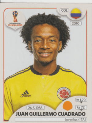 figurinha copa do mundo 2018 Colombia nº641