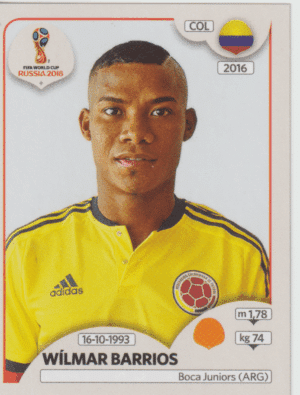 figurinha copa do mundo 2018 Colombia nº645