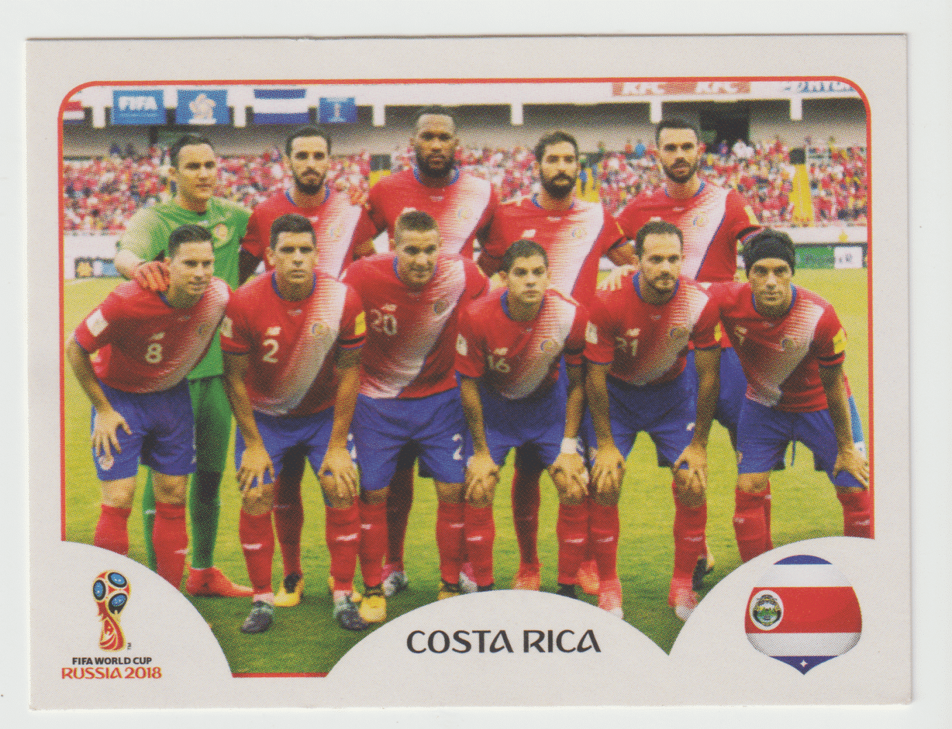 | Casa do Colecionador figurinha copa do mundo 2018 Costa rica nº395