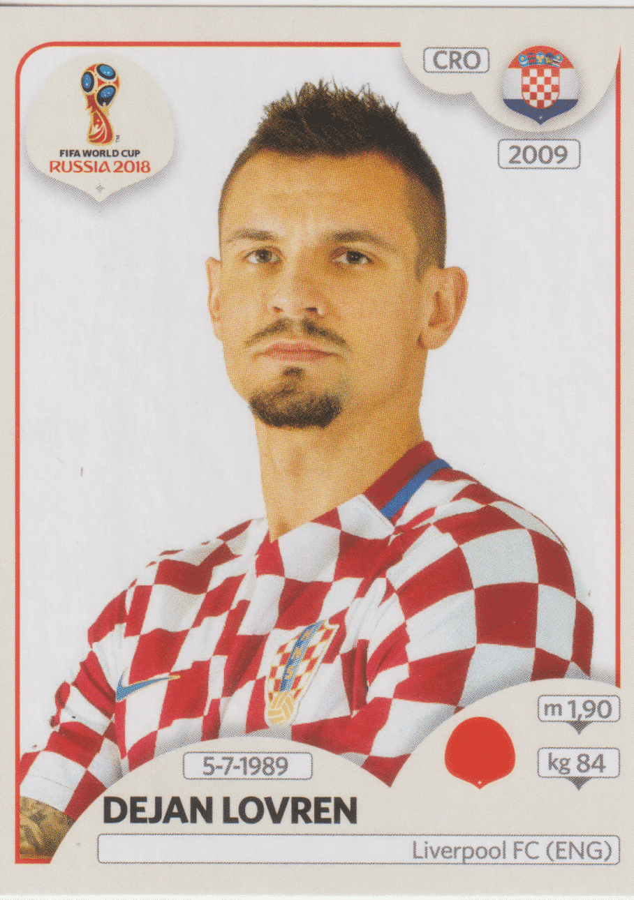 | Casa do Colecionador figurinha copa do mundo 2018 Croácia nº317
