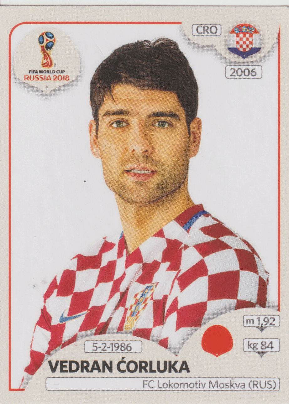 | Casa do Colecionador figurinha copa do mundo 2018 Croácia nº320