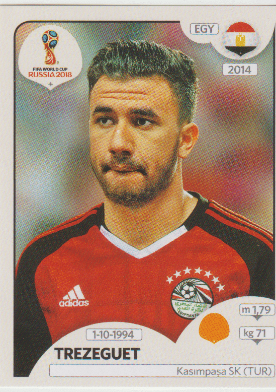 | Casa do Colecionador figurinha copa do mundo 2018 Egito nº88
