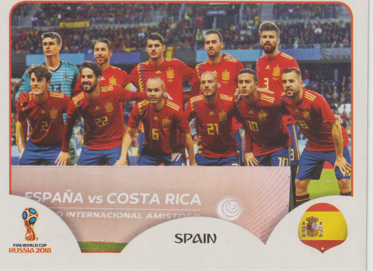 | Casa do Colecionador figurinha copa do mundo 2018 Espanha nº135