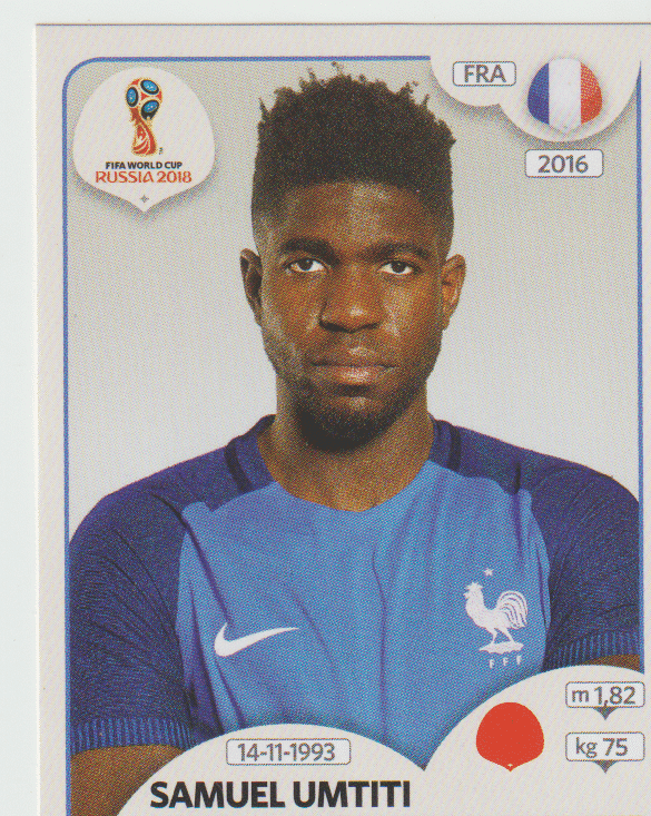 | Casa do Colecionador figurinha copa do mundo 2018 França nº198