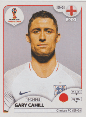 figurinha copa do mundo 2018 Inglaterra nº579