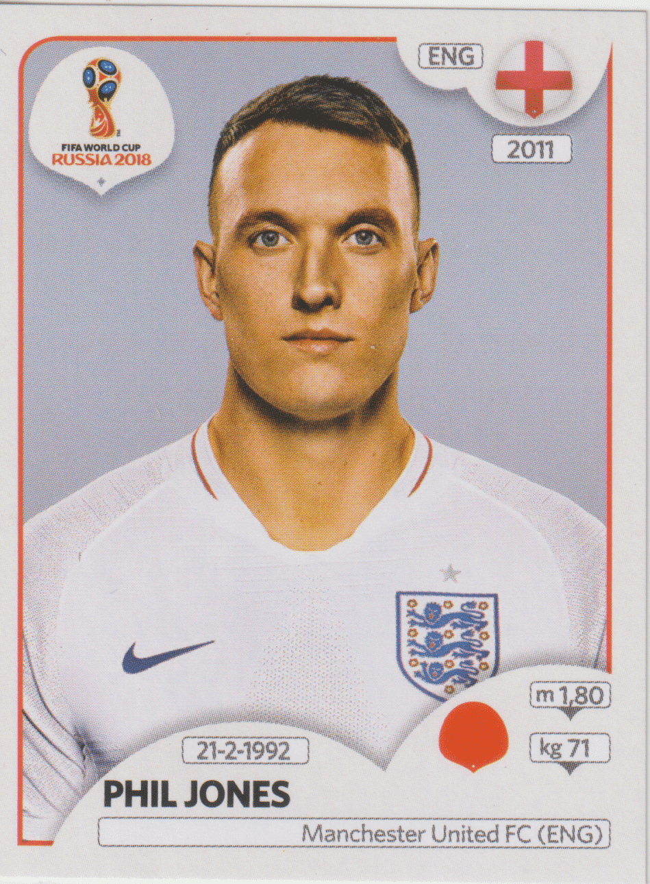 | Casa do Colecionador figurinha copa do mundo 2018 Inglaterra nº580