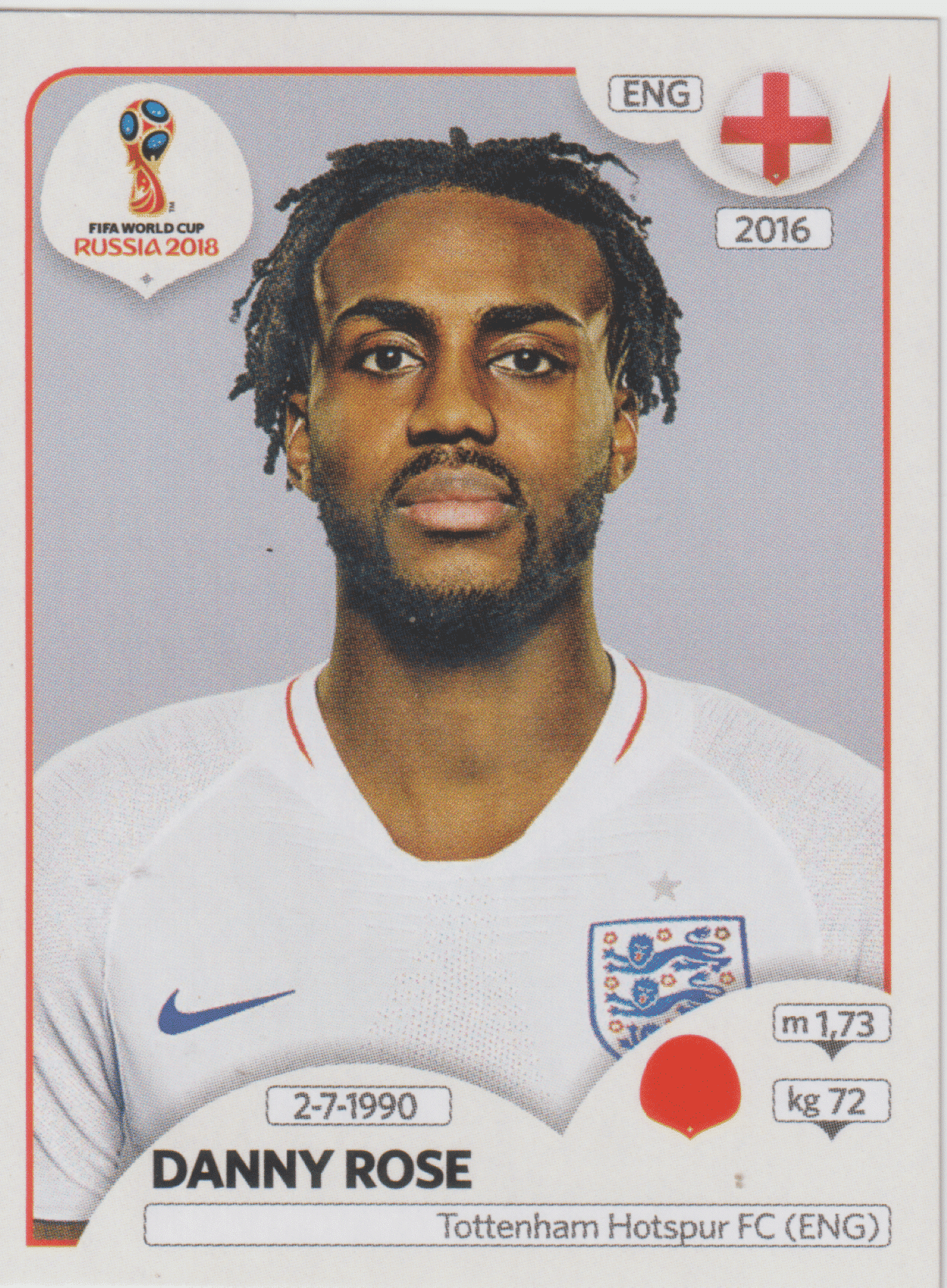 | Casa do Colecionador figurinha copa do mundo 2018 Inglaterra nº583
