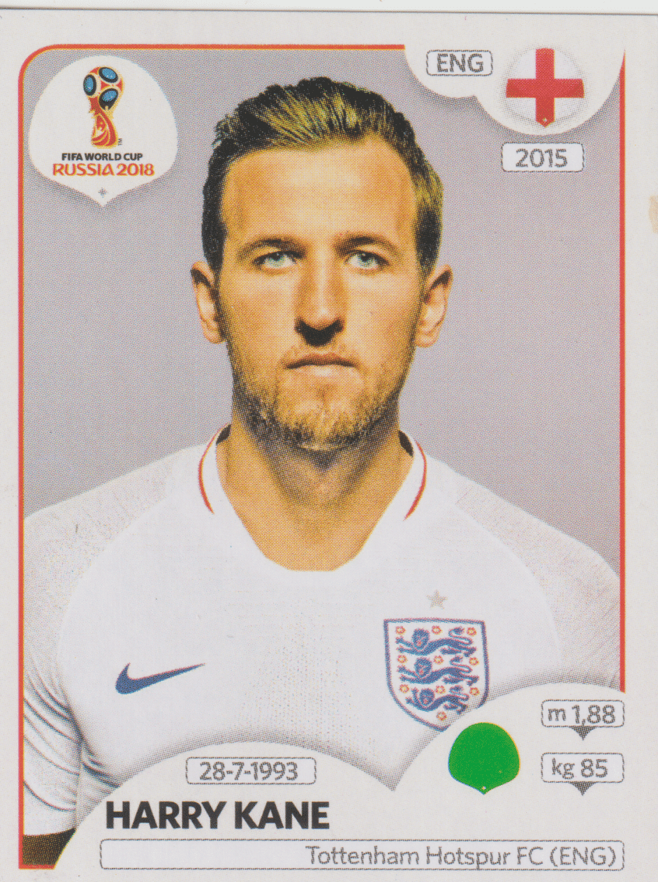 | Casa do Colecionador figurinha copa do mundo 2018 Inglaterra nº588