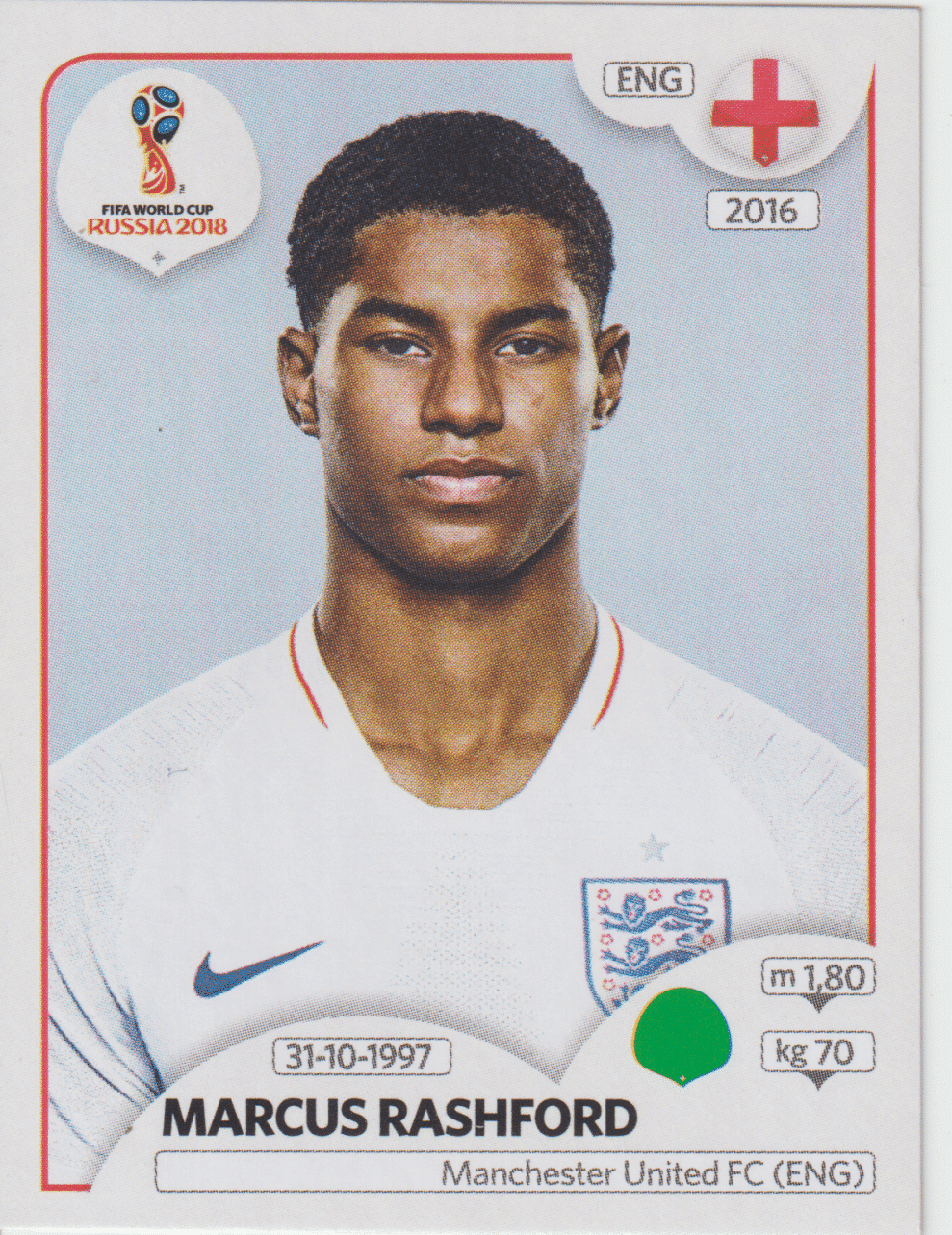 | Casa do Colecionador figurinha copa do mundo 2018 Inglaterra nº590