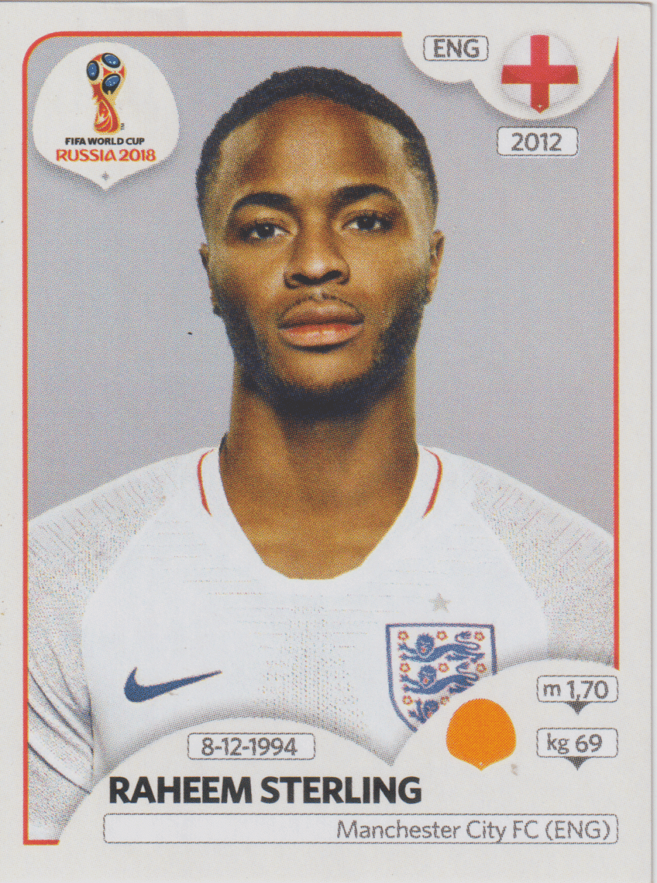 | Casa do Colecionador figurinha copa do mundo 2018 Inglaterra nº591