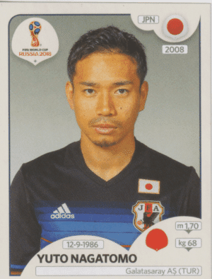 figurinha copa do mundo 2018 Japão nº657