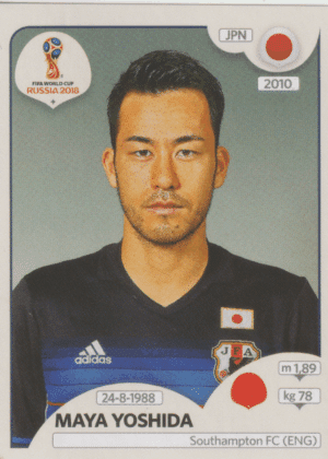 figurinha copa do mundo 2018 Japão nº661