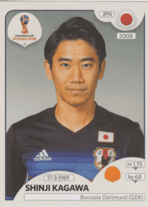 figurinha copa do mundo 2018 Japão nº665