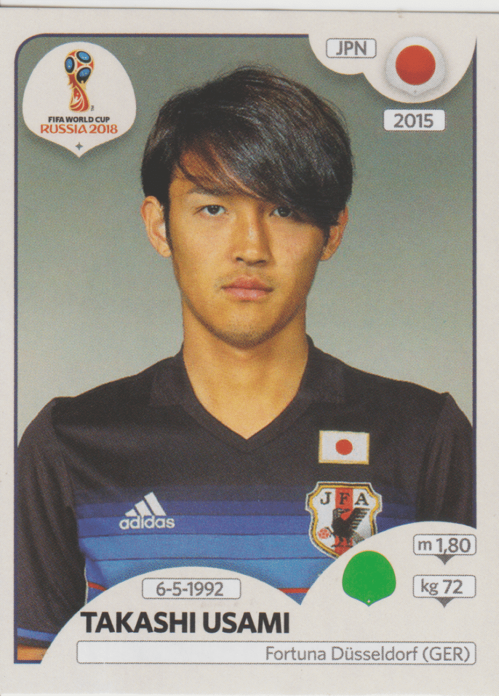 | Casa do Colecionador figurinha copa do mundo 2018 Japão nº667