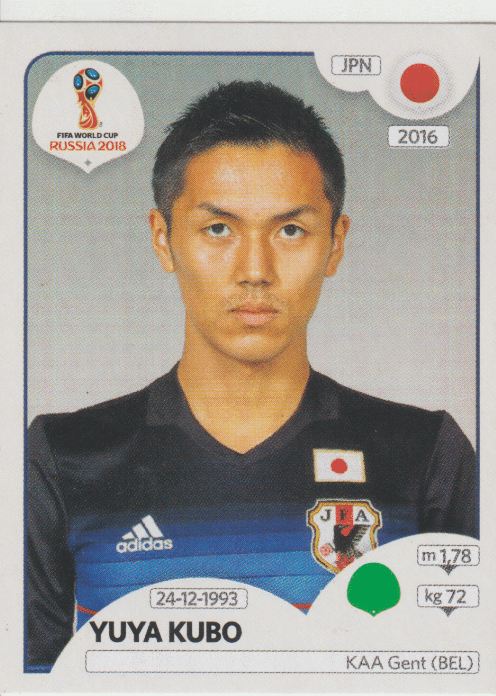 | Casa do Colecionador figurinha copa do mundo 2018 Japão nº671