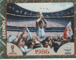 figurinha copa do mundo 2018 Legends nº676