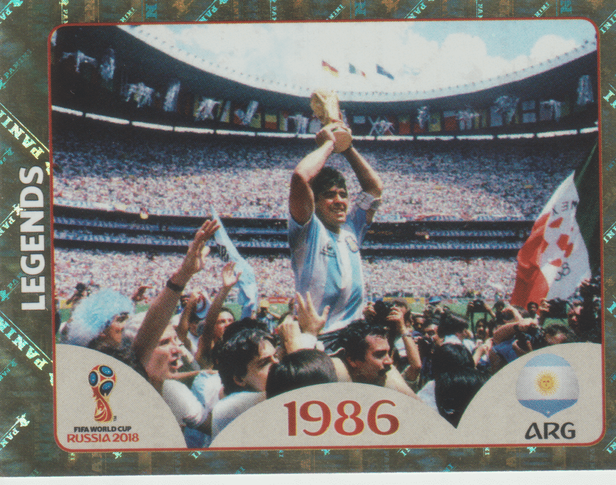| Casa do Colecionador figurinha copa do mundo 2018 Legends nº676