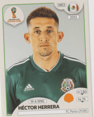 figurinha copa do mundo 2018 México nº464