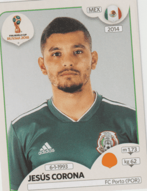 figurinha copa do mundo 2018 México nº466