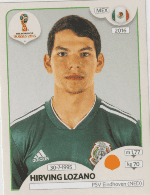 figurinha copa do mundo 2018 México nº469