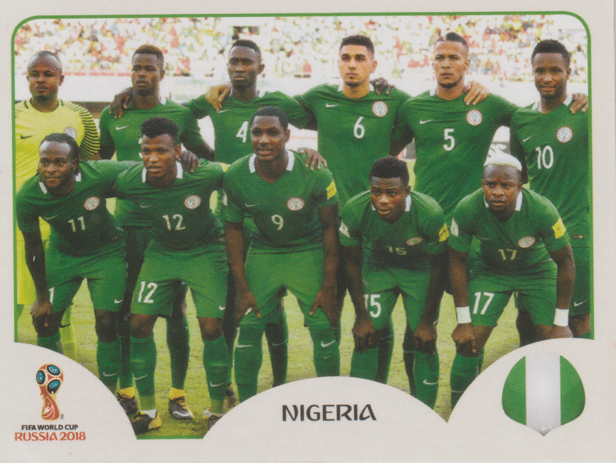 | Casa do Colecionador figurinha copa do mundo 2018 Nigéria nº335