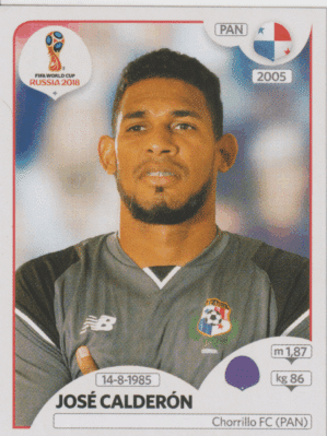 figurinha copa do mundo 2018 Panamá nº535