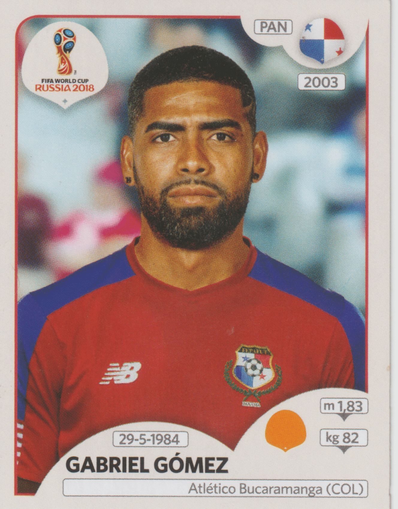 | Casa do Colecionador figurinha copa do mundo 2018 Panamá nº543