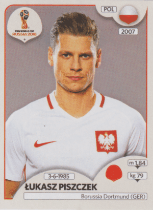 figurinha copa do mundo 2018 polonia nº597