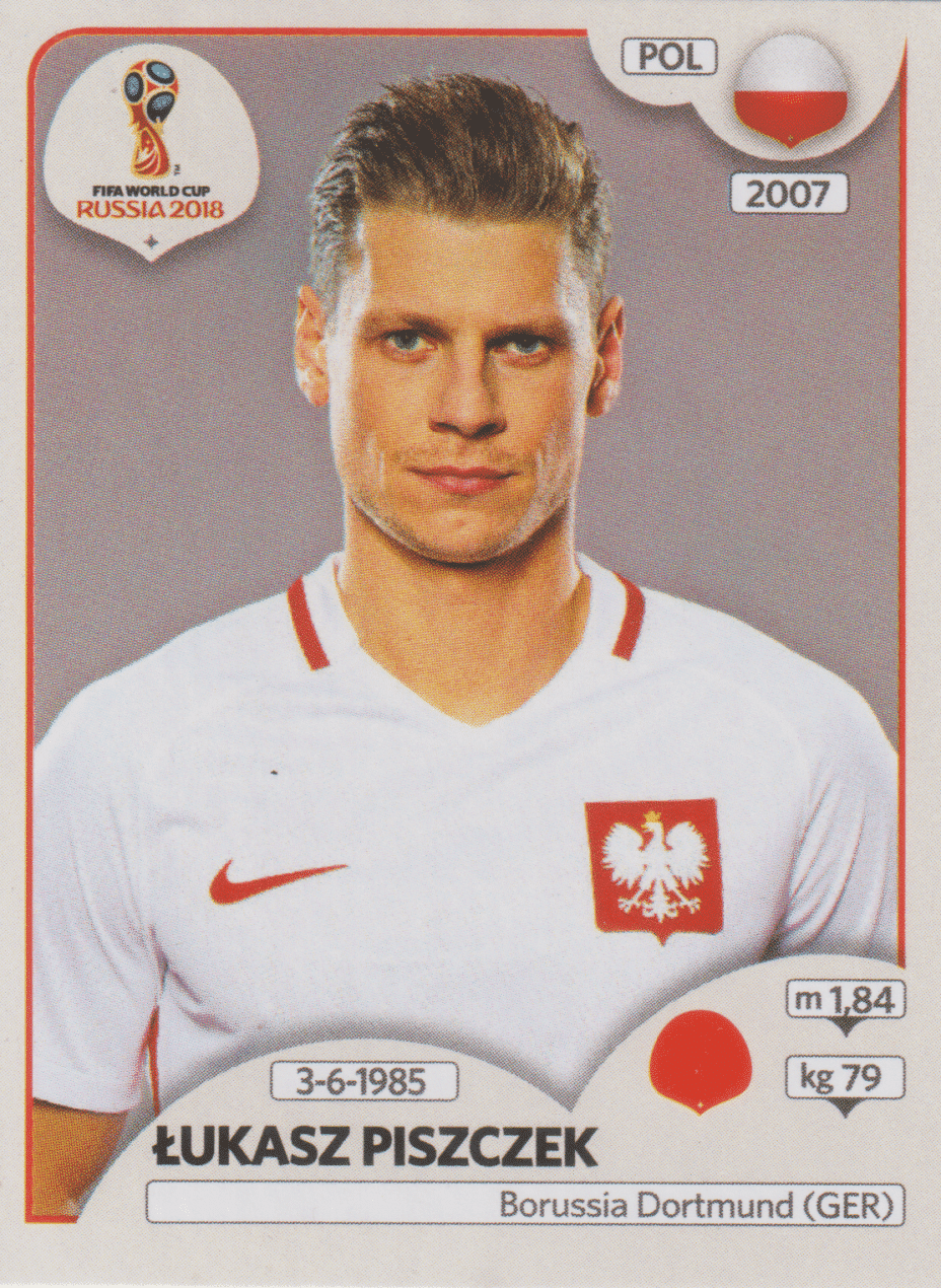 | Casa do Colecionador figurinha copa do mundo 2018 polonia nº597
