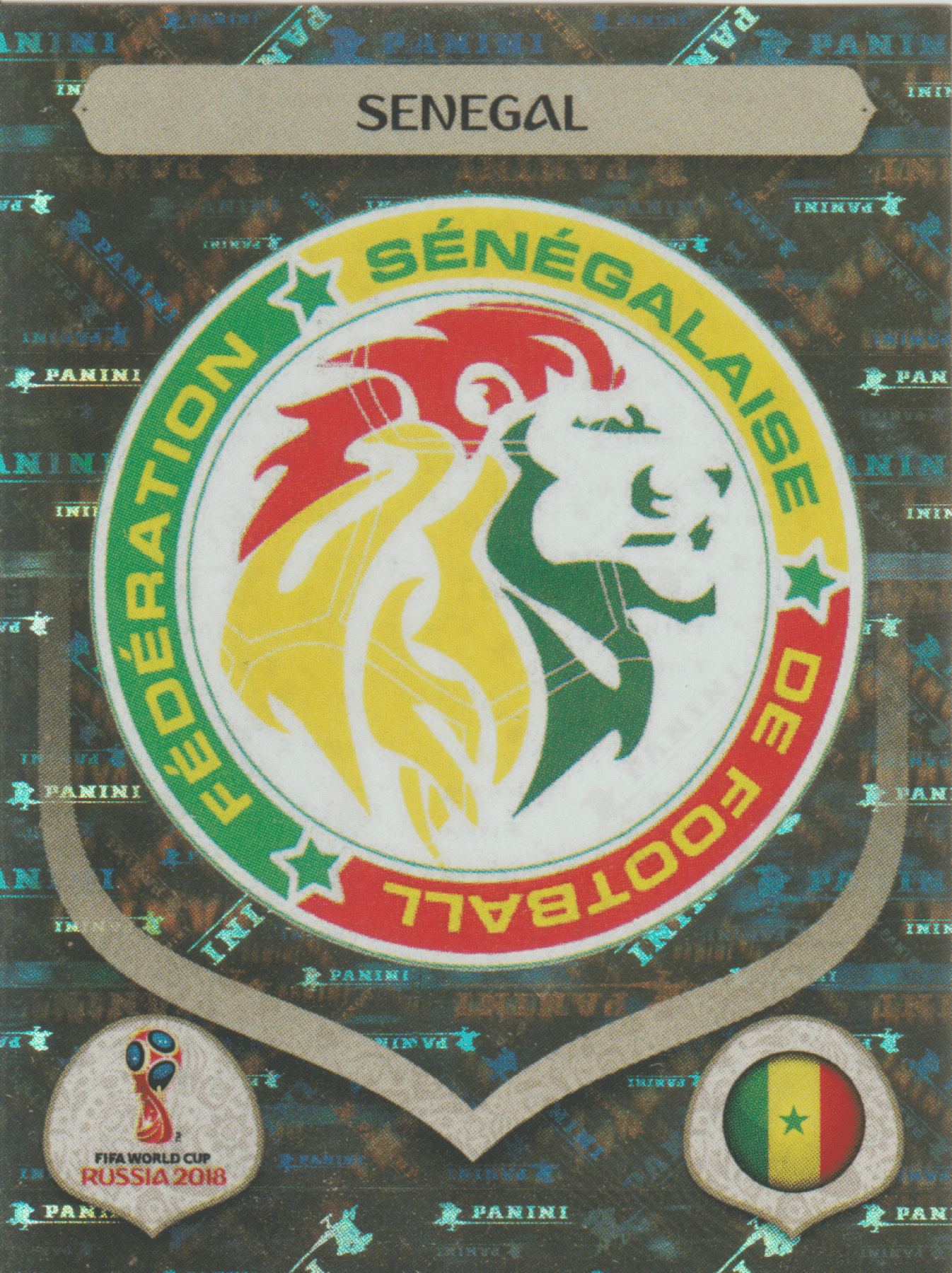 | Casa do Colecionador figurinha copa do mundo 2018 Senegal nº614